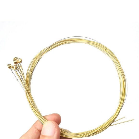 6Pcs/Set Guitar Strings Replacement Colorful Steel for Electric Acoustic Guitar - Picture 2 of 3